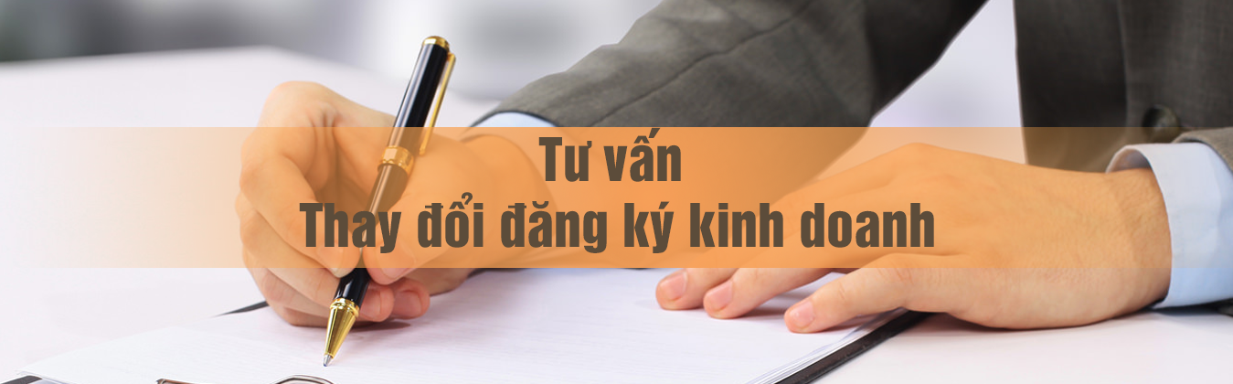 Thay đổi đăng ký kinh doanh